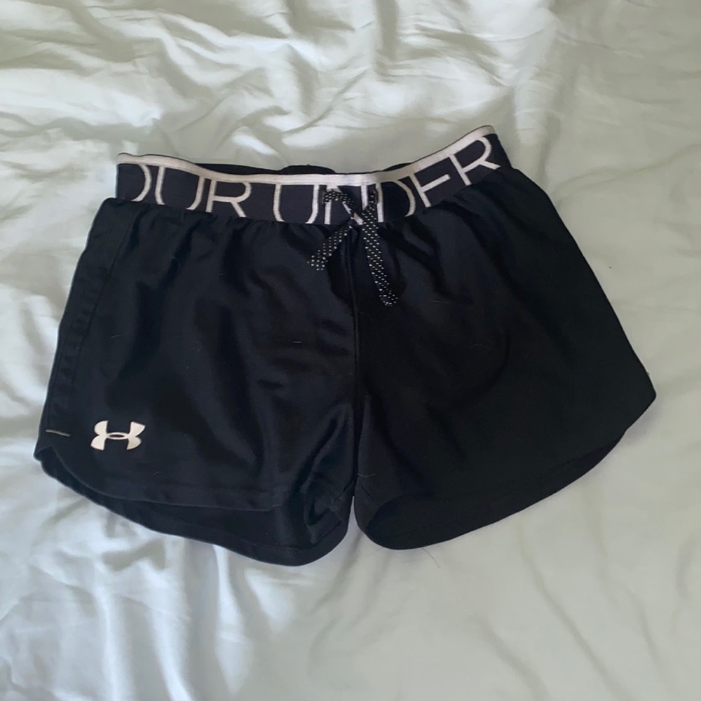 Black under armor shorts